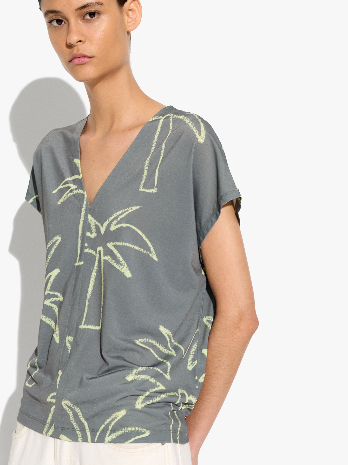 Printed Flowing Blouse