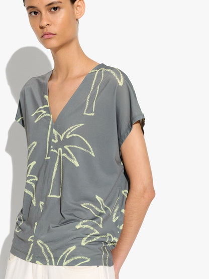 Printed Flowing Blouse