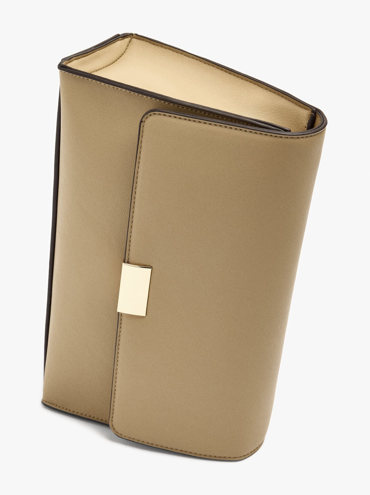 Plain Crossbody Bag With Flap