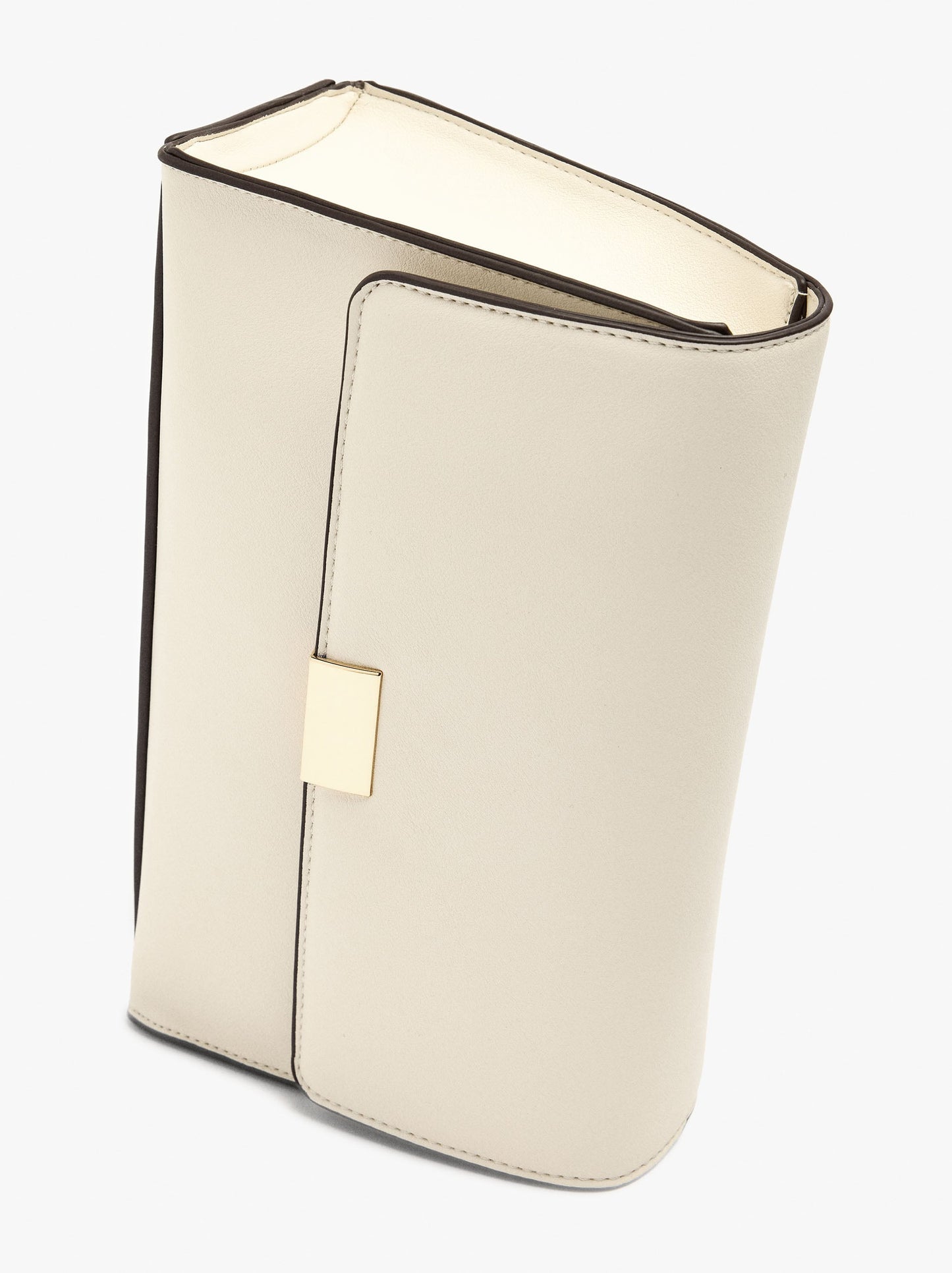 Plain Crossbody Bag With Flap