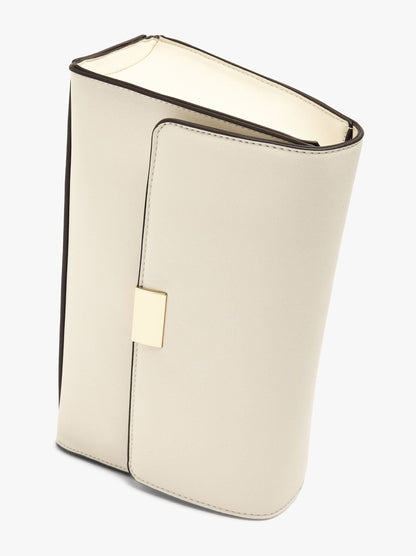Plain Crossbody Bag With Flap
