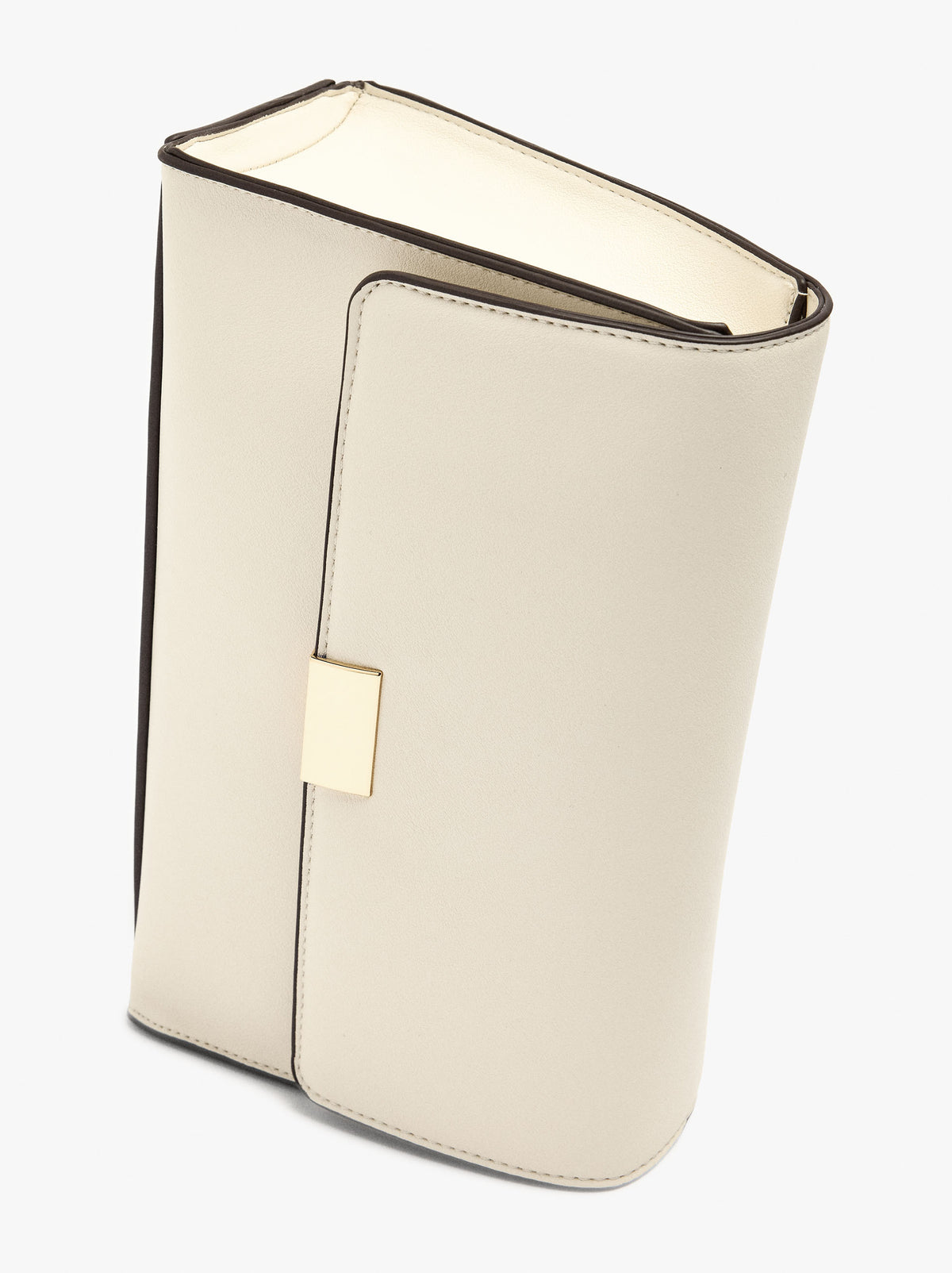 Plain Crossbody Bag With Flap