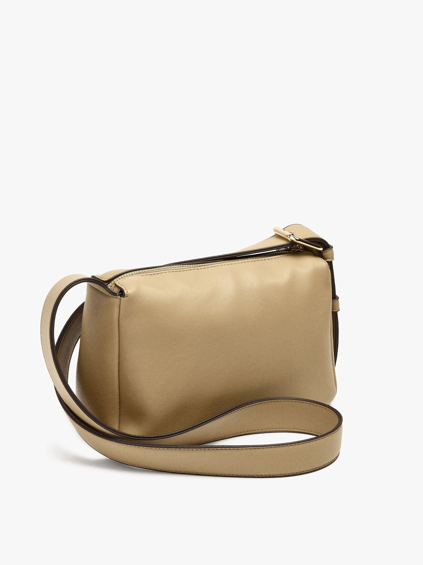 Plain Crossbody Bag With Buckle
