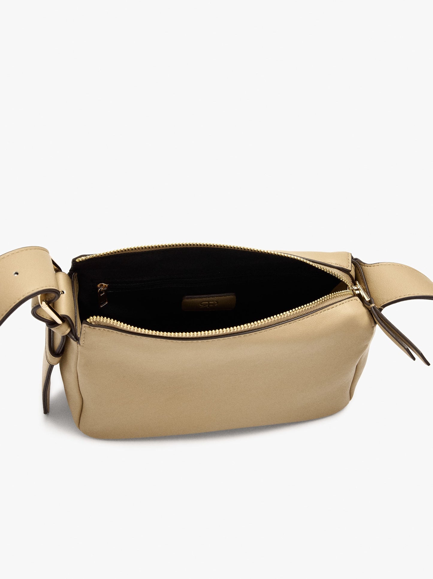 Plain Crossbody Bag With Buckle