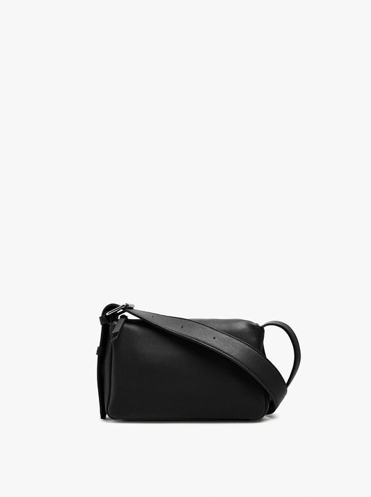Plain Crossbody Bag With Buckle