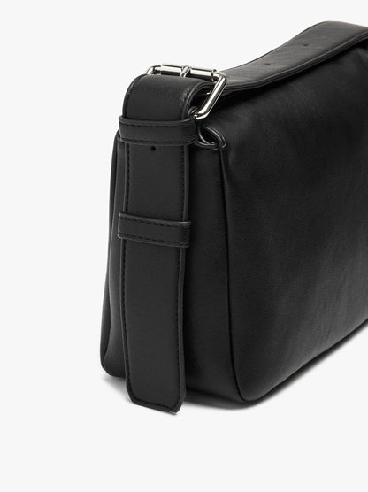 Plain Crossbody Bag With Buckle