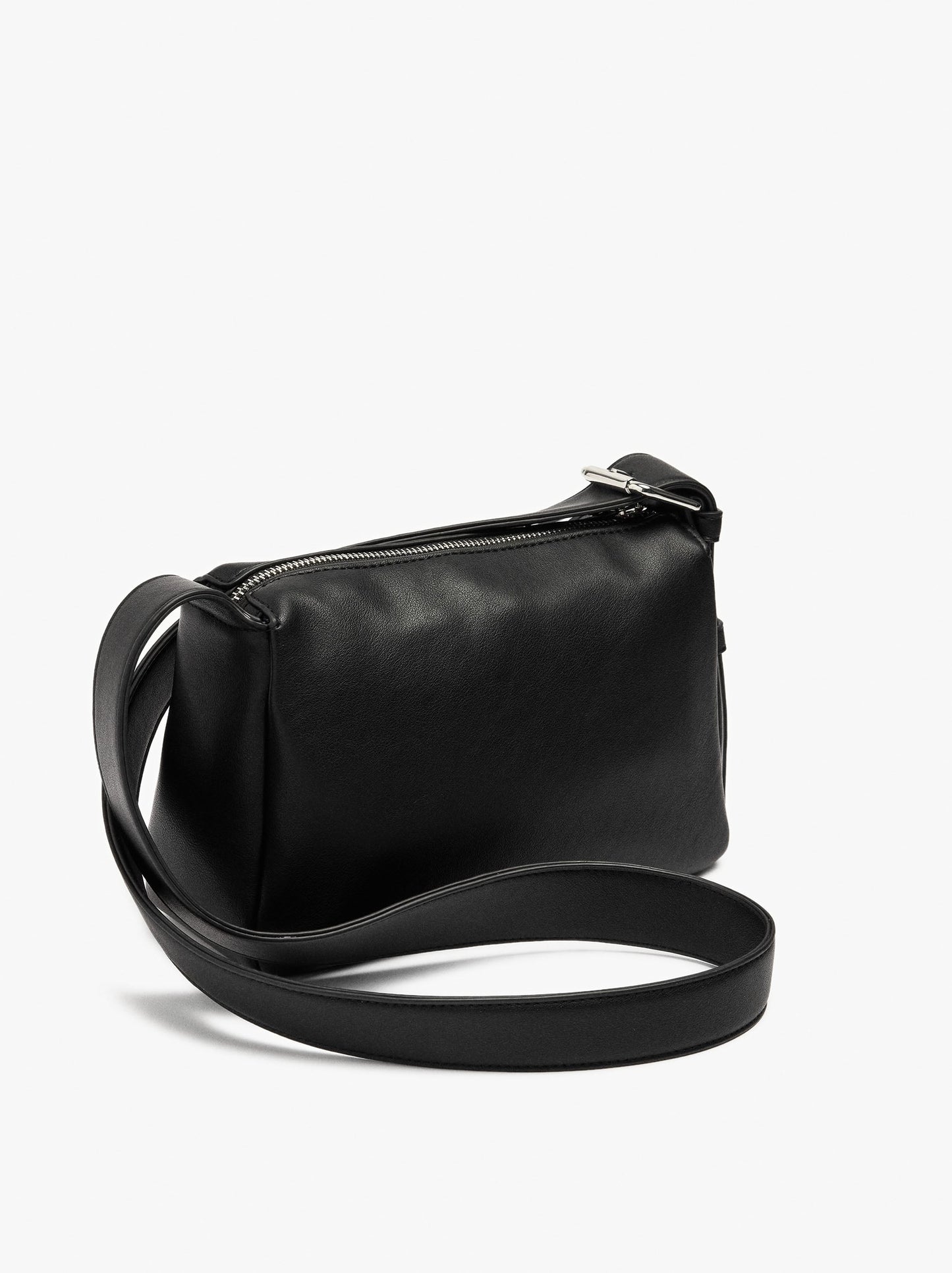 Plain Crossbody Bag With Buckle