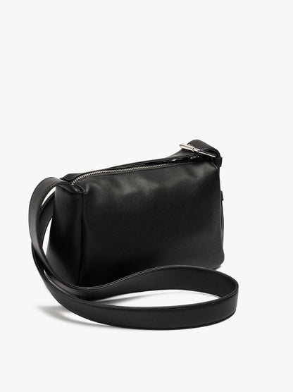 Plain Crossbody Bag With Buckle