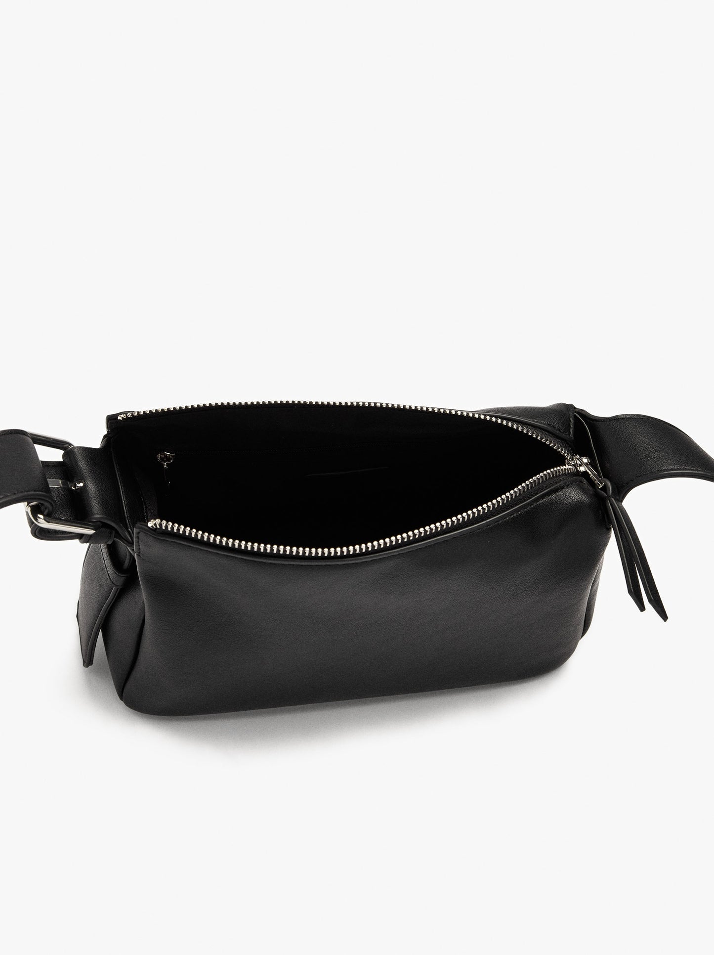 Plain Crossbody Bag With Buckle