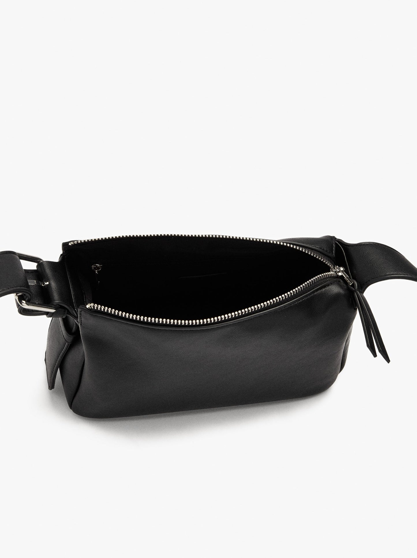Plain Crossbody Bag With Buckle
