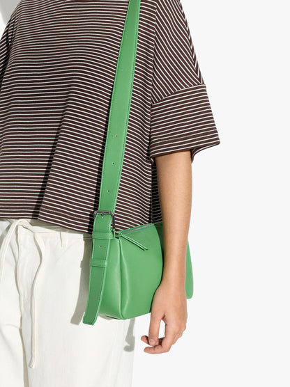 Plain Crossbody Bag With Buckle