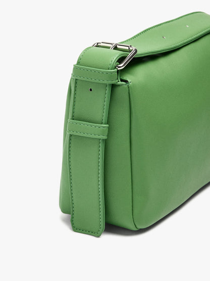 Plain Crossbody Bag With Buckle