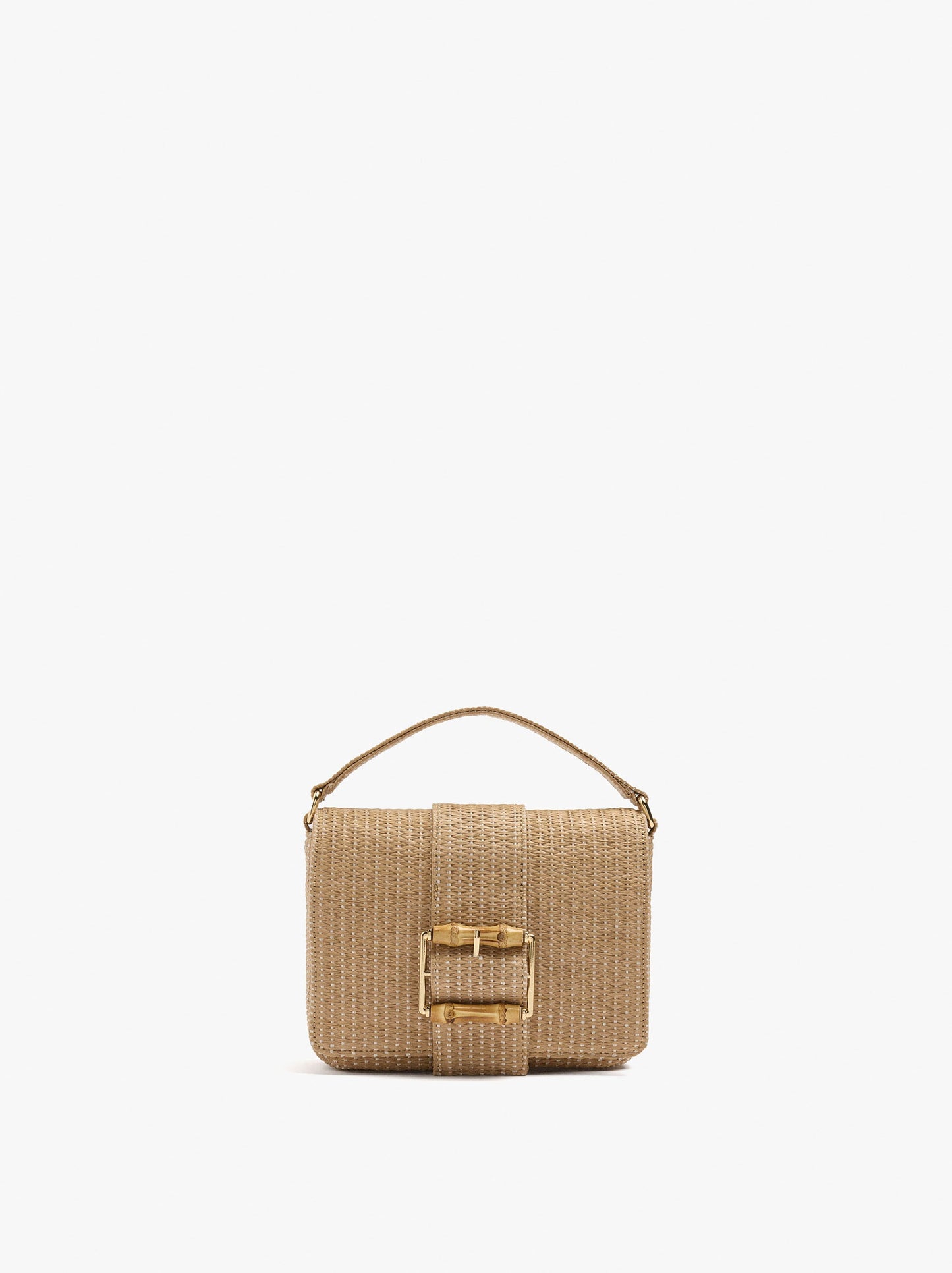 Party Bag With Paper Straw Effect With Flap