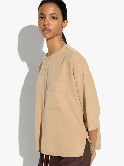Blouse With Pocket 100% Lyocell