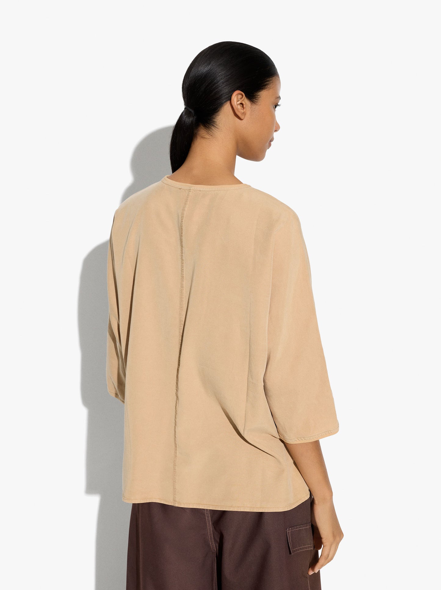 Blouse With Pocket 100% Lyocell