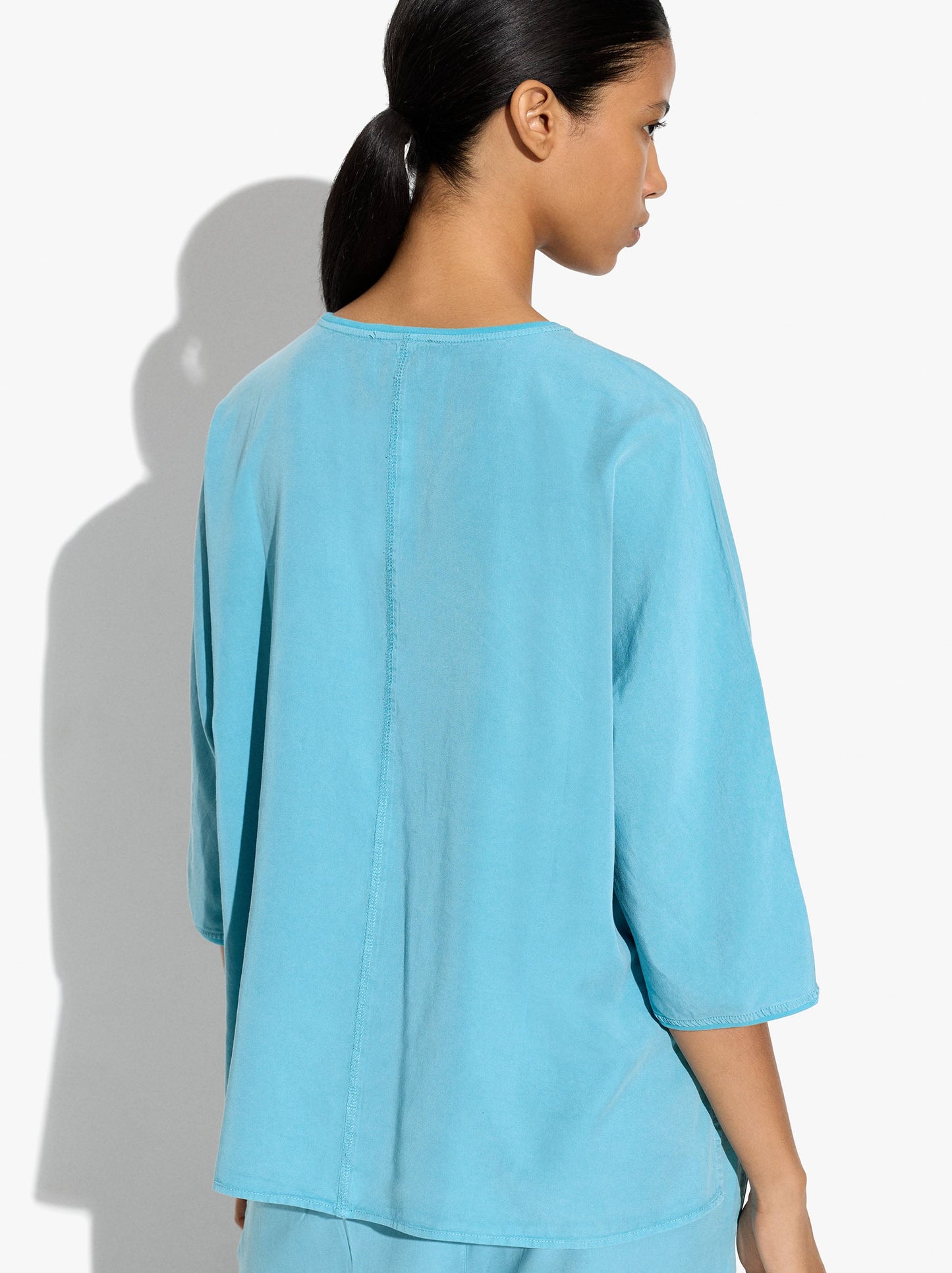 Blouse With Pocket 100% Lyocell