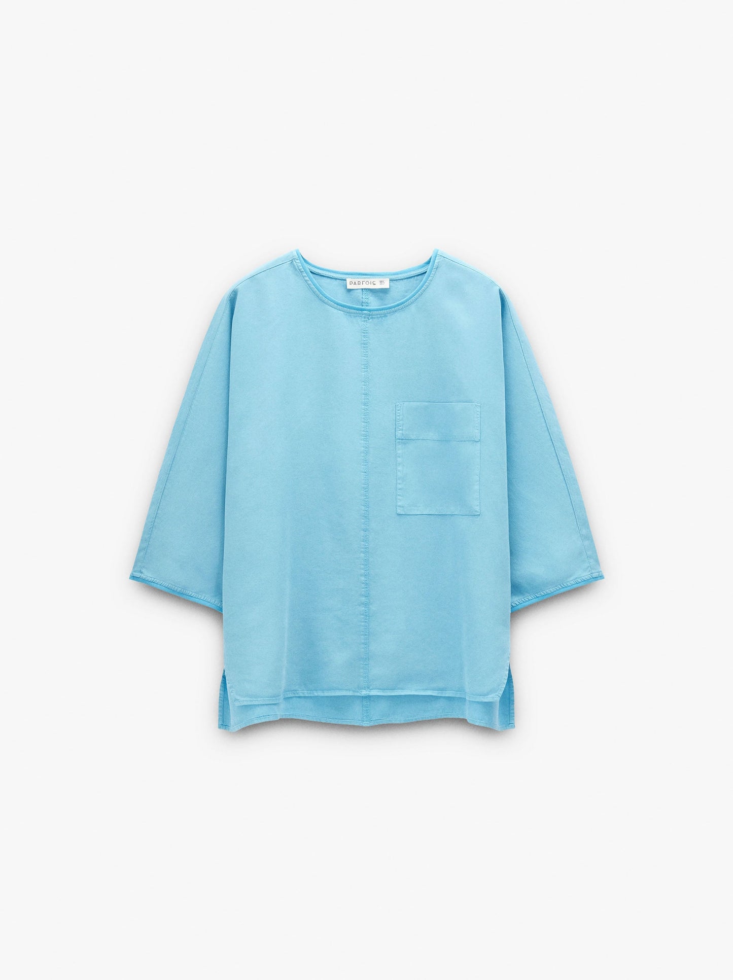 Blouse With Pocket 100% Lyocell