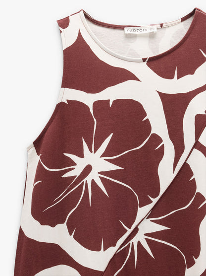 Floral Printed Dress With 100% Cotton