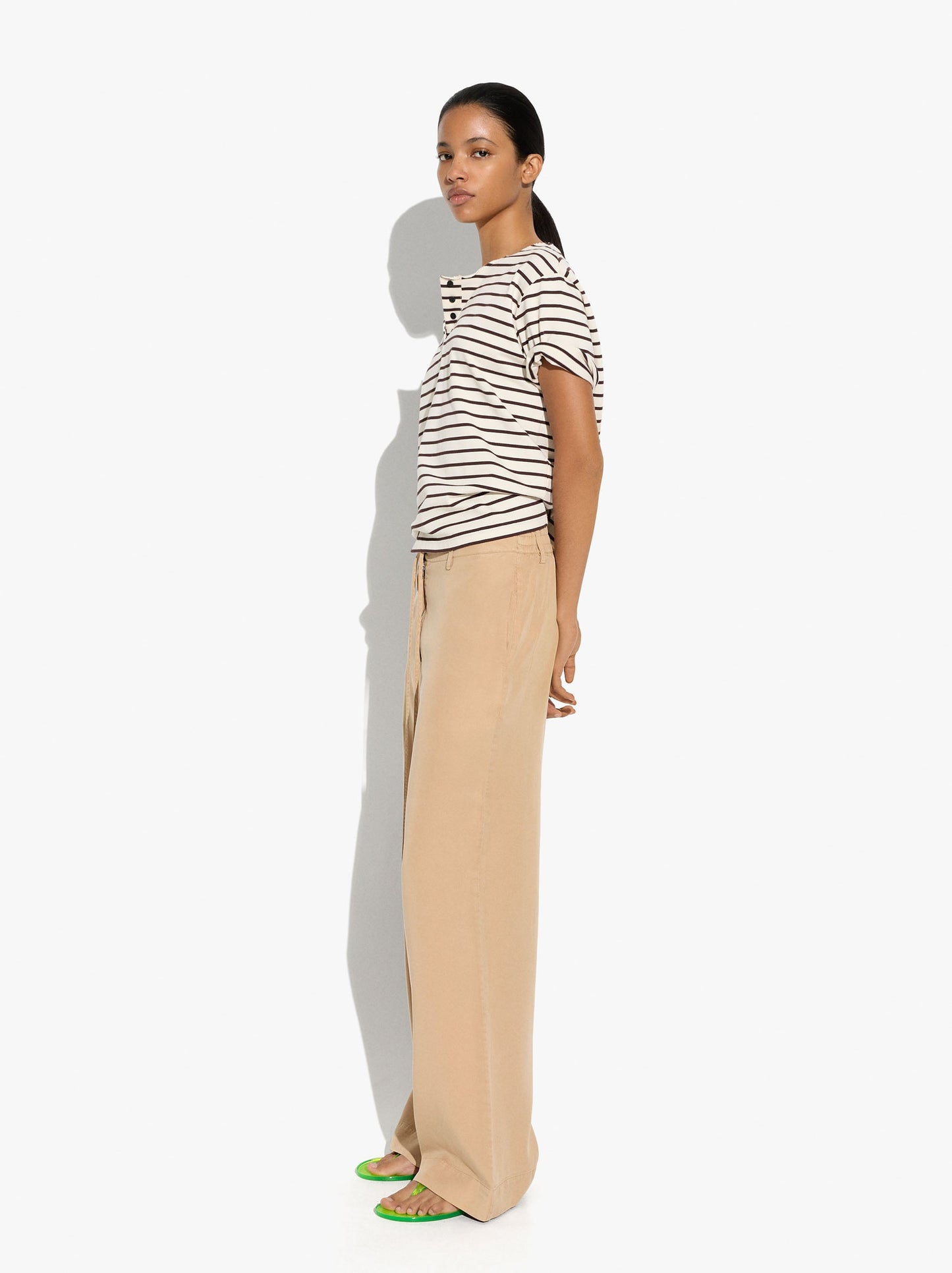 Plain Trousers 100% Lyocell