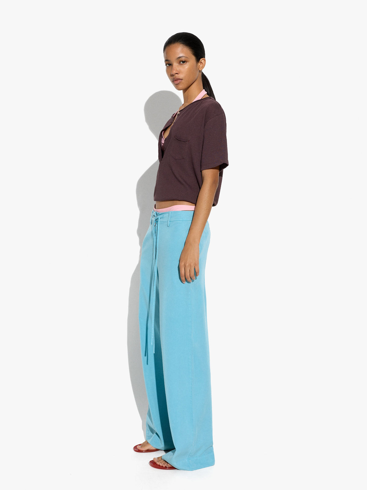 Plain Trousers 100% Lyocell