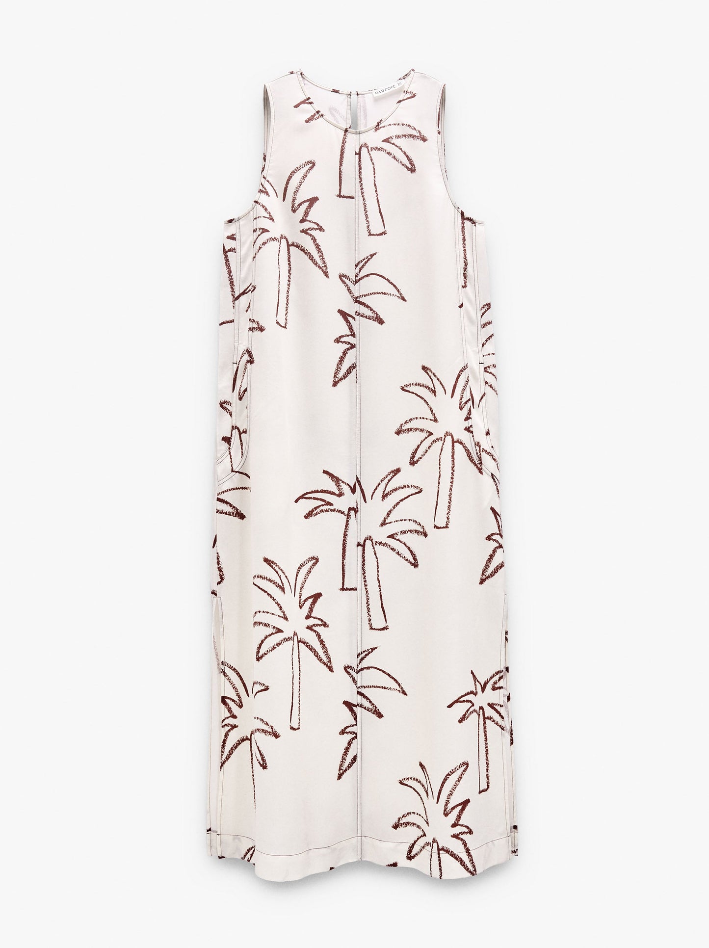 Printed Dress With A Linen And Lyocell Blend