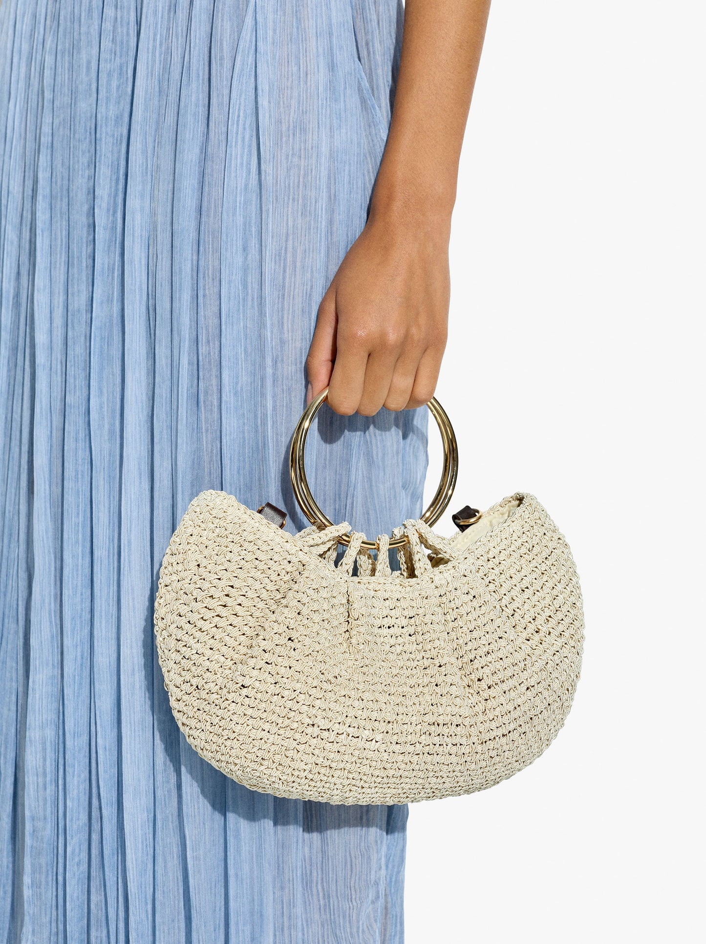 Party Bag In Crochet With Hoops