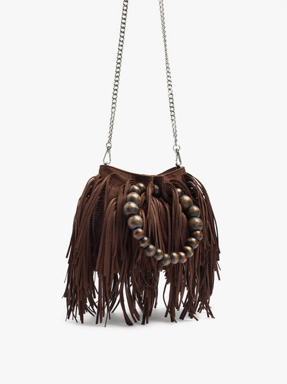Handbag With Fringes