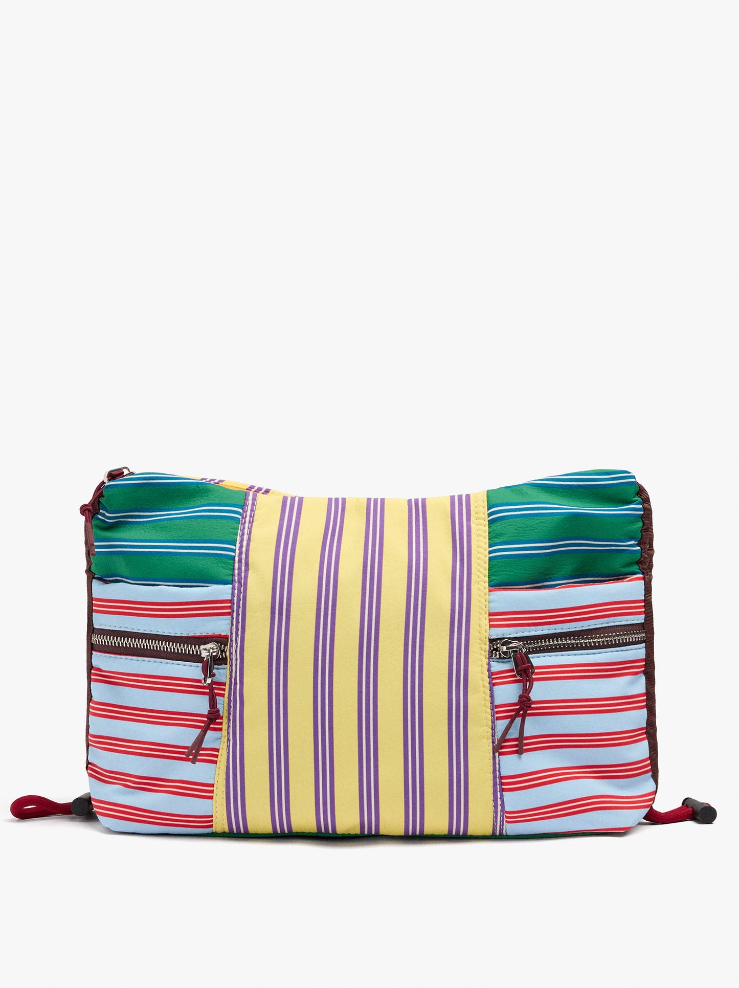 Nylon Necessaire With Stripes