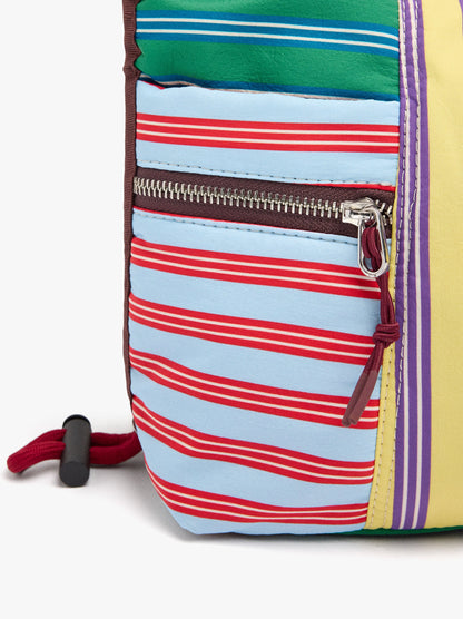 Nylon Necessaire With Stripes