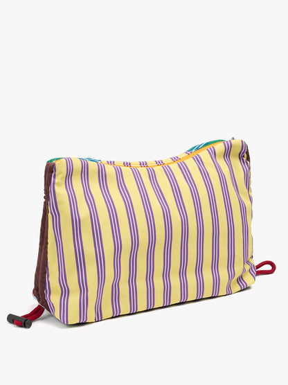 Nylon Necessaire With Stripes