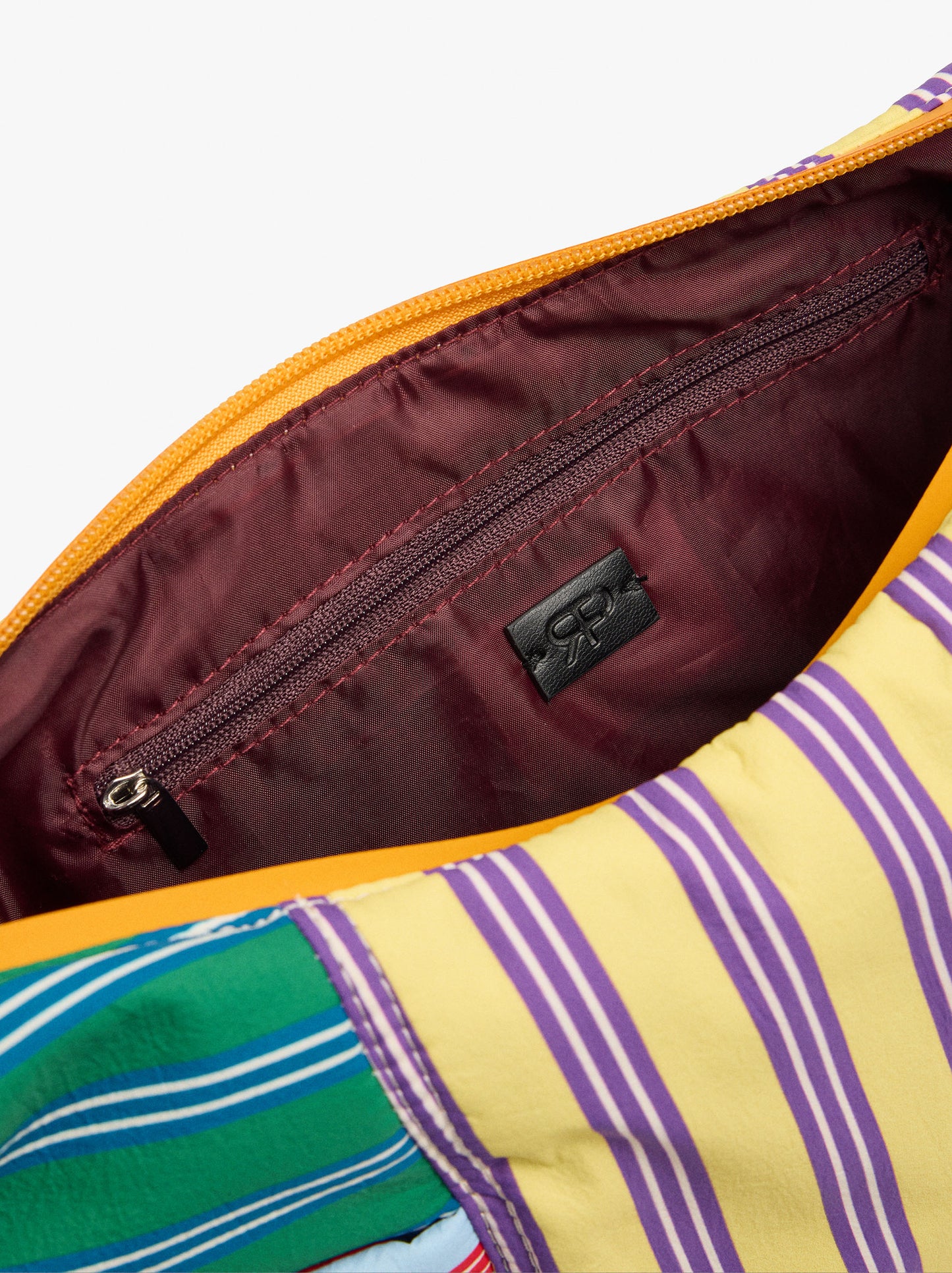Nylon Necessaire With Stripes