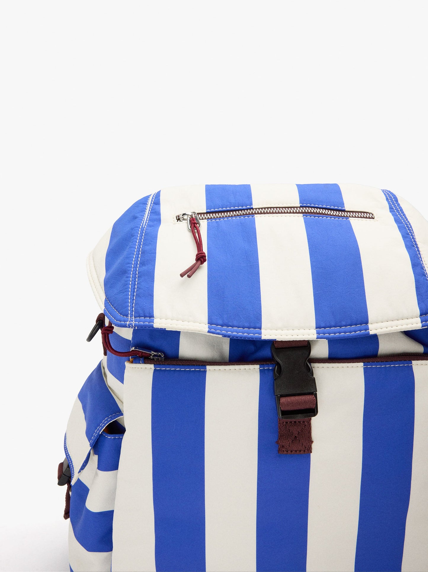 Striped Nylon Bag