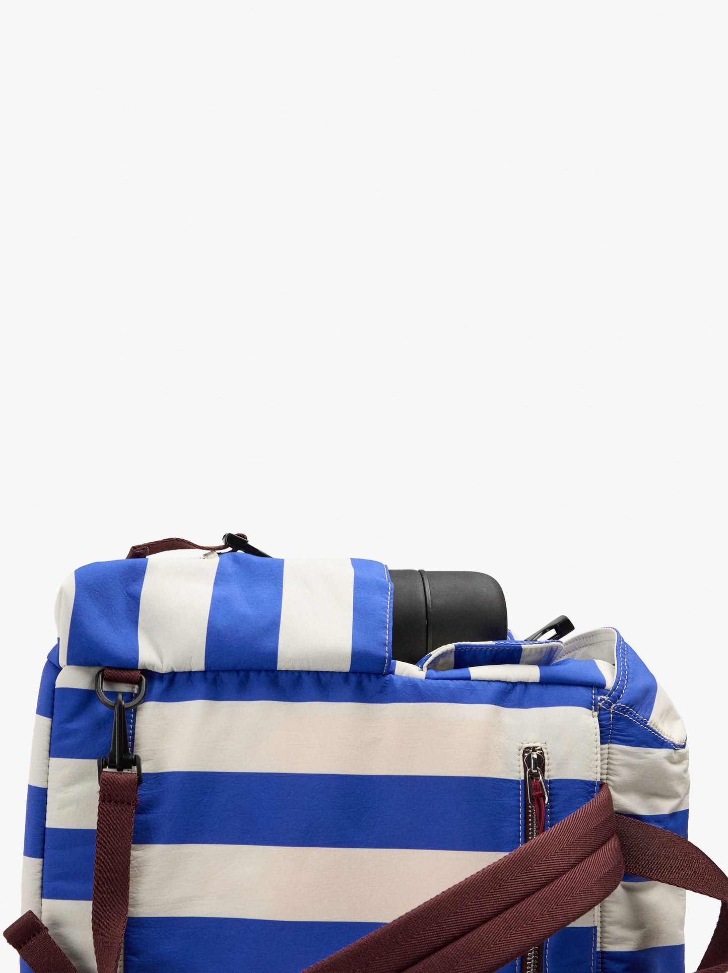 Striped Nylon Bag
