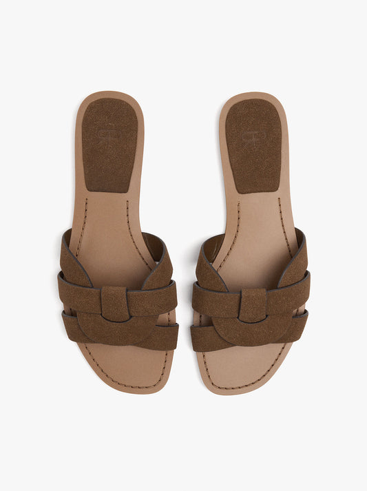Cross Flat Sandal