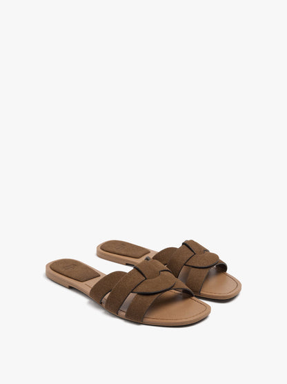 Cross Flat Sandal