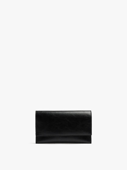 Plain Crossbody Bag With Flap