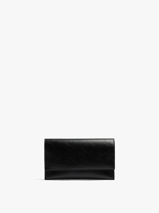 Plain Crossbody Bag With Flap
