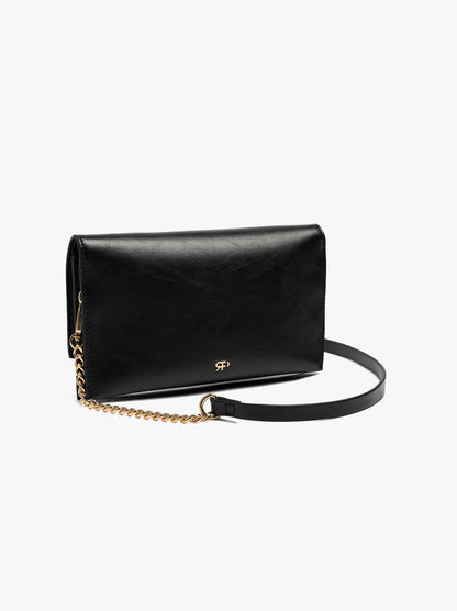 Plain Crossbody Bag With Flap