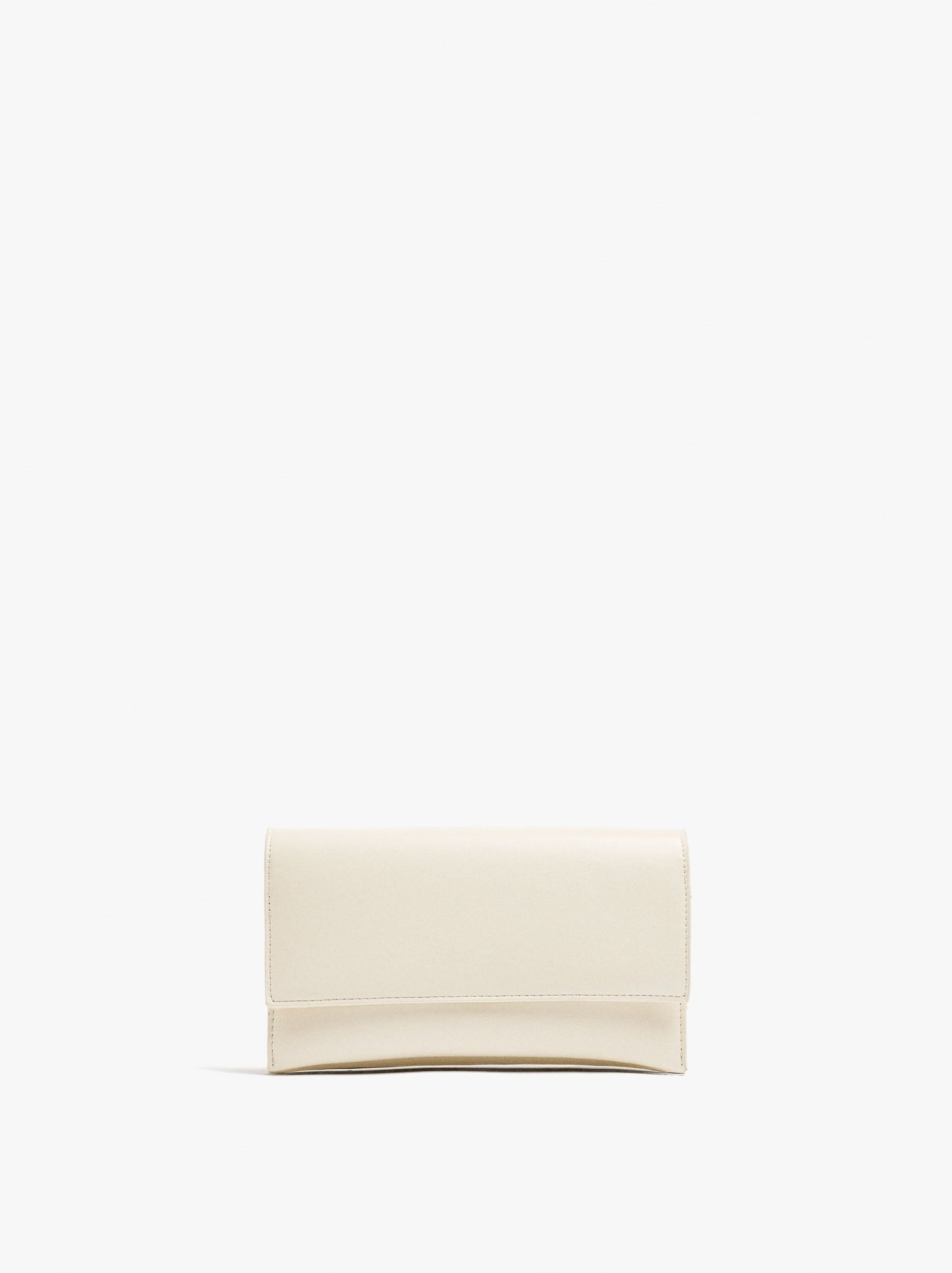 Plain Crossbody Bag With Flap