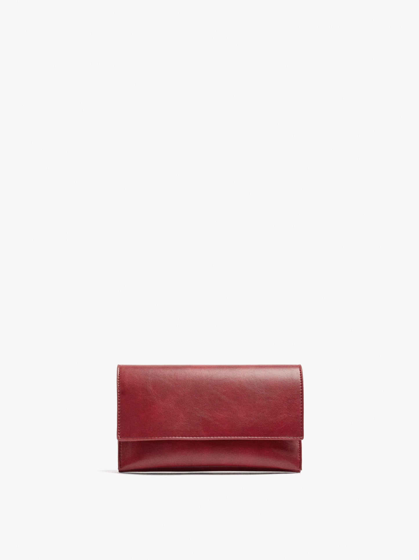 Plain Crossbody Bag With Flap