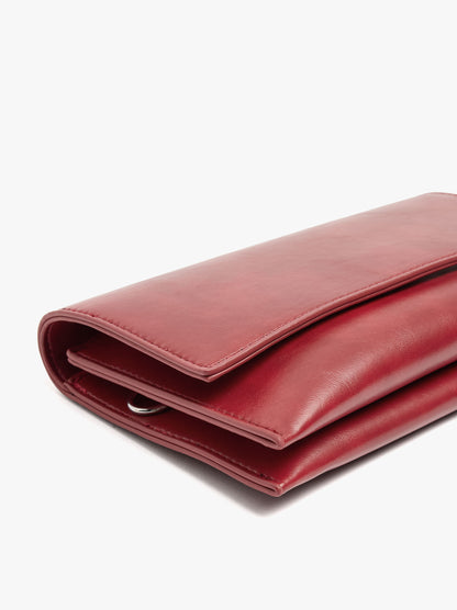 Plain Crossbody Bag With Flap