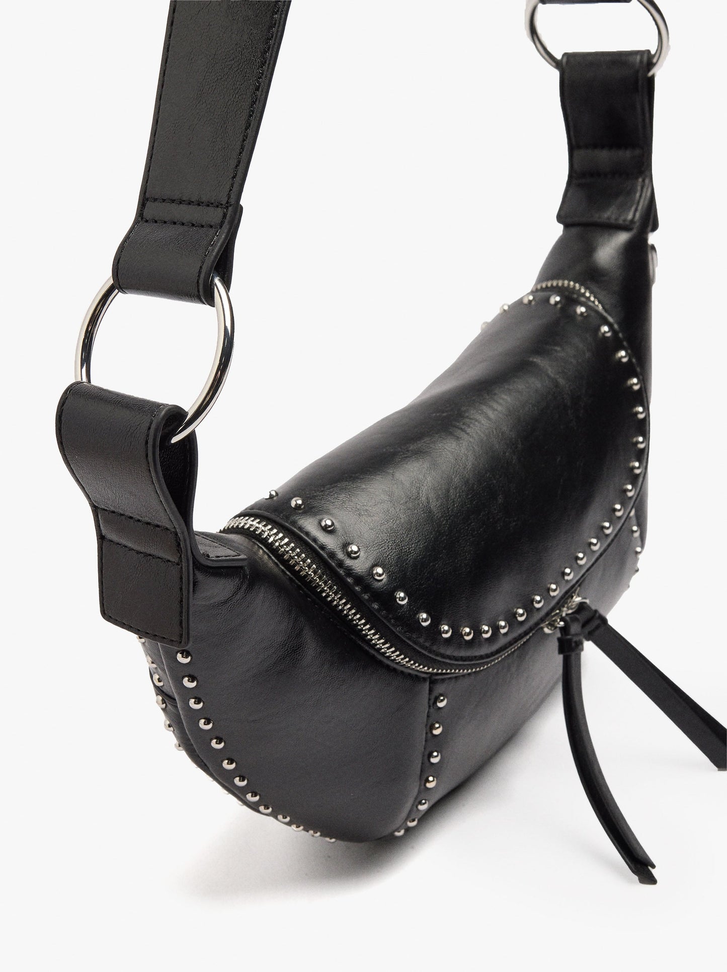 Oval Bum Bag With Studs