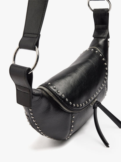 Oval Bum Bag With Studs