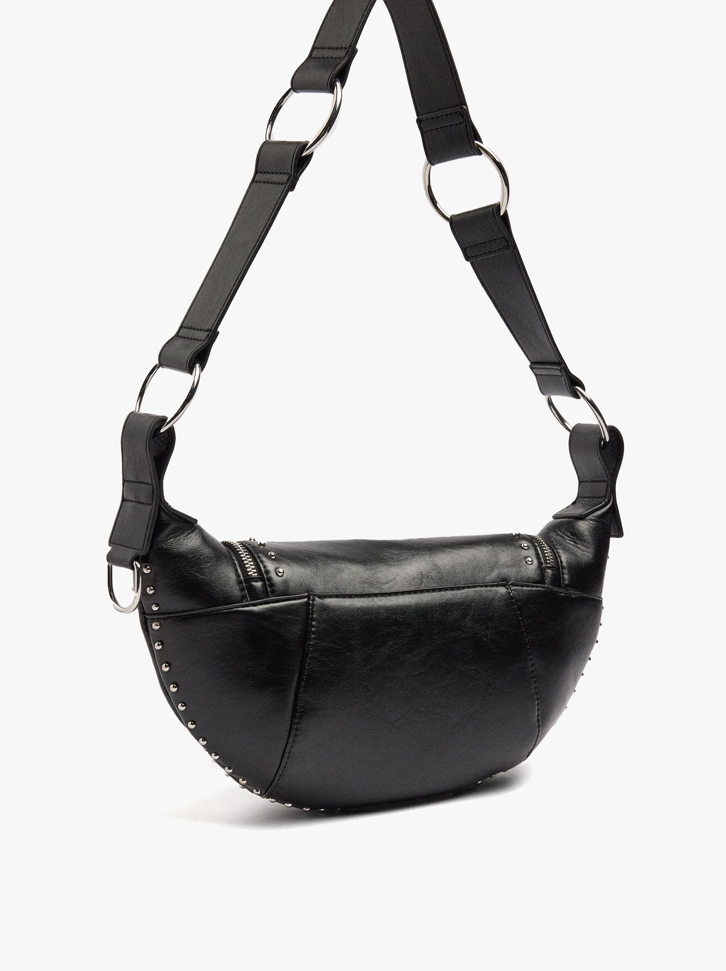 Oval Bum Bag With Studs