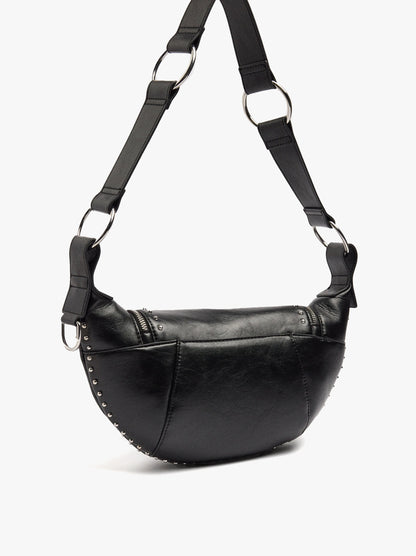 Oval Bum Bag With Studs
