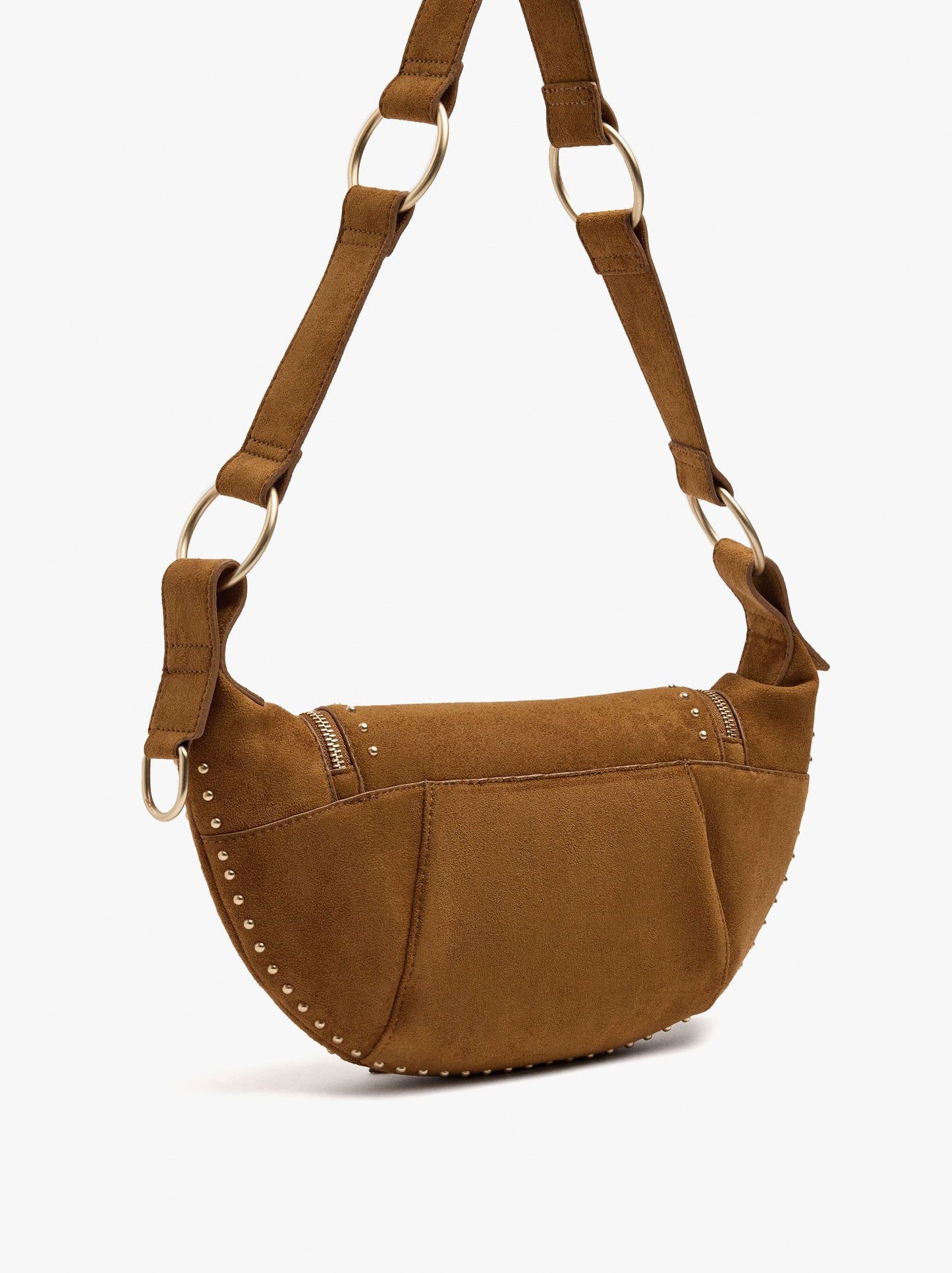 Leather-Effect Bum Bag With Studs