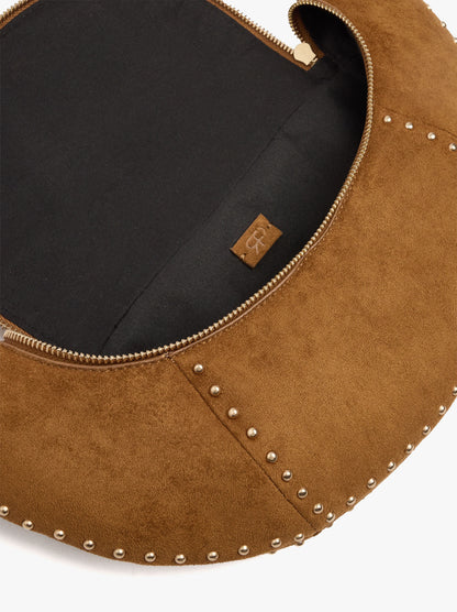Leather-Effect Bum Bag With Studs