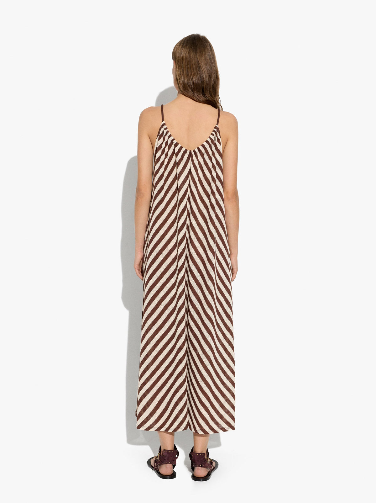 Striped Dress With Straps