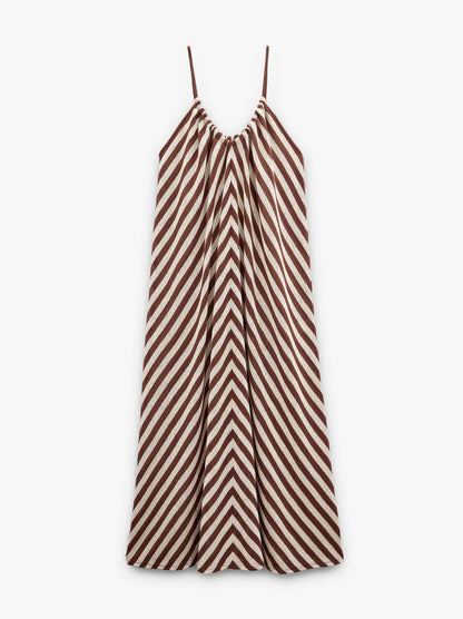 Striped Dress With Straps