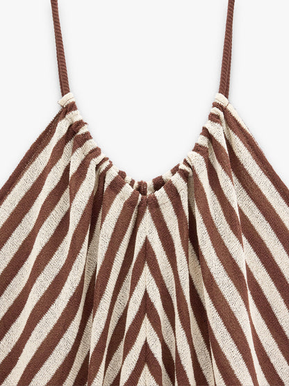 Striped Dress With Straps